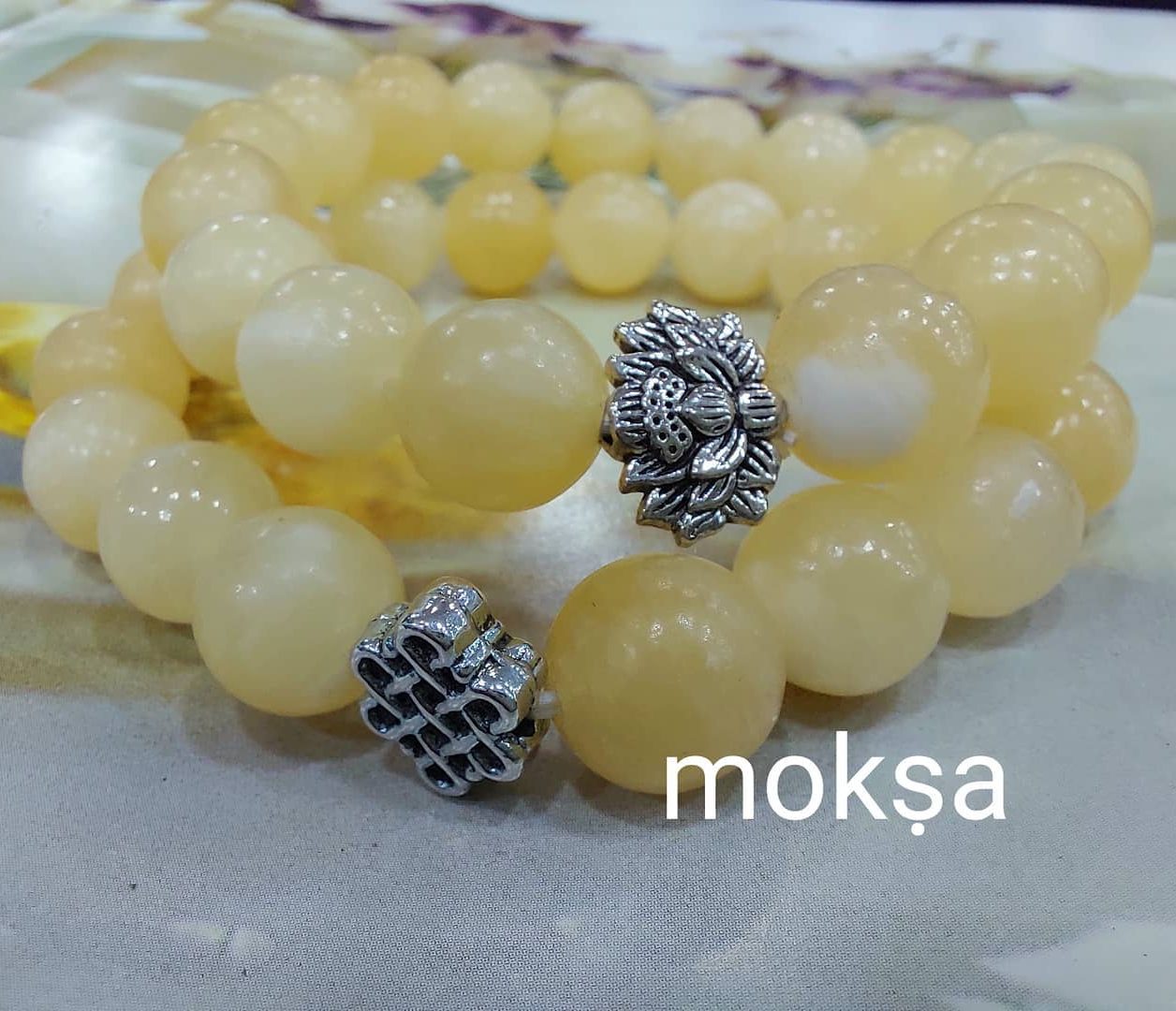 Natural Yellow Calcite Bracelet  Stone of Protection  Yellow calcite  Bracelets Calcite