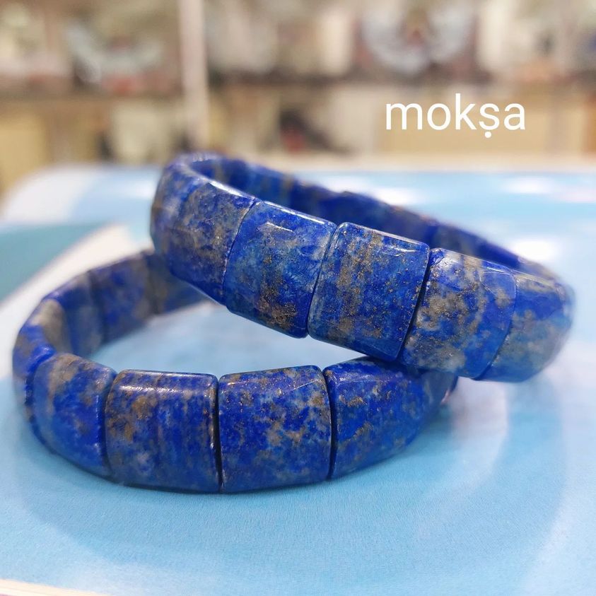 Buy Silver Stainless Steel Buddha on Blue Lapis Bead Stretch Bracelet   Inox Jewelry  Inox Jewelry India