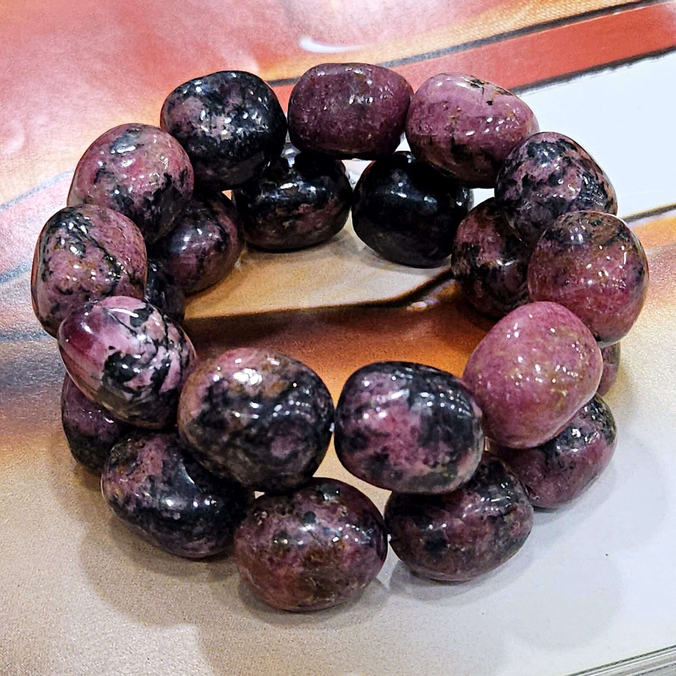 Rhodonite Bracelet – Ashwni Gems and Rudraksh