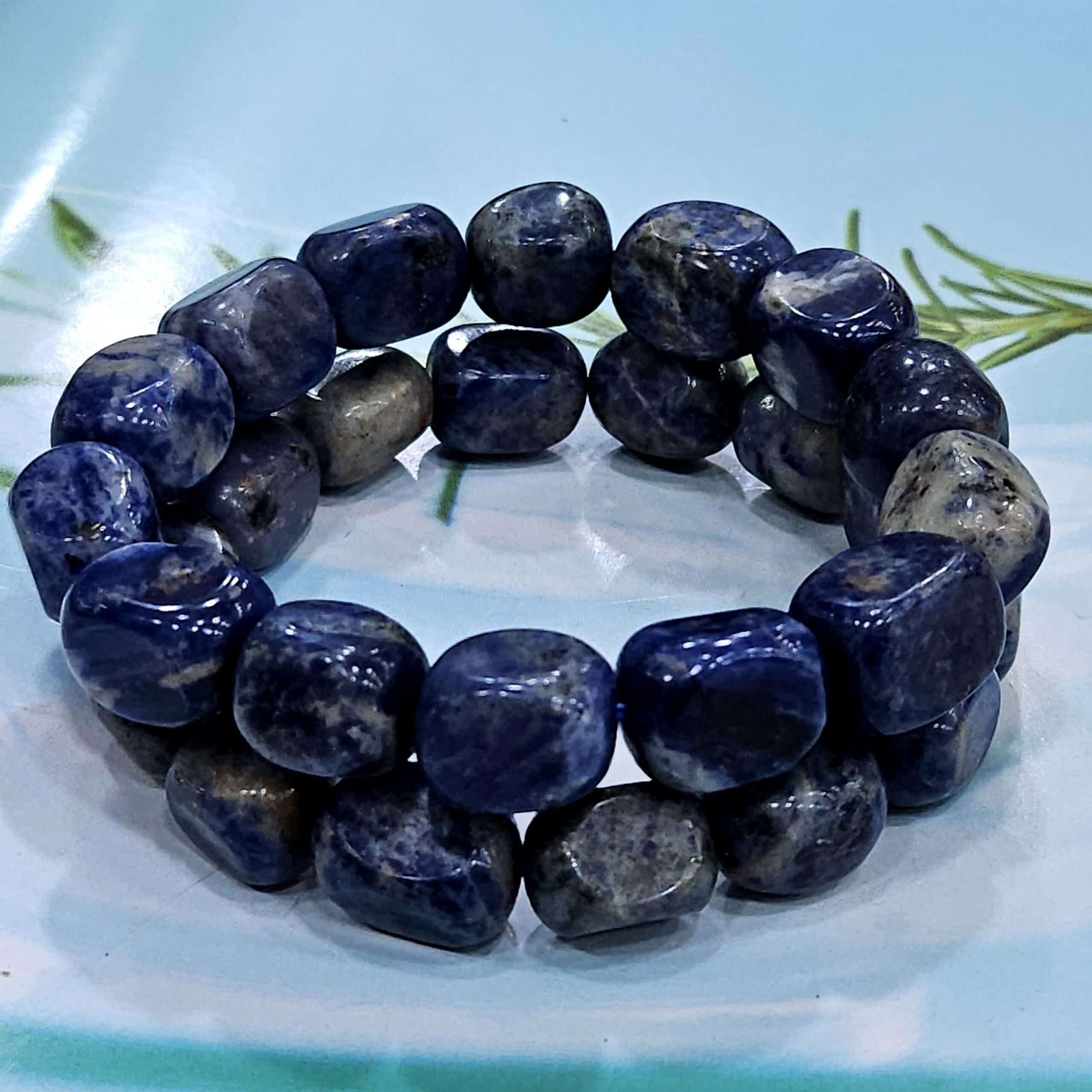 Sodalite crystal outlet bracelet