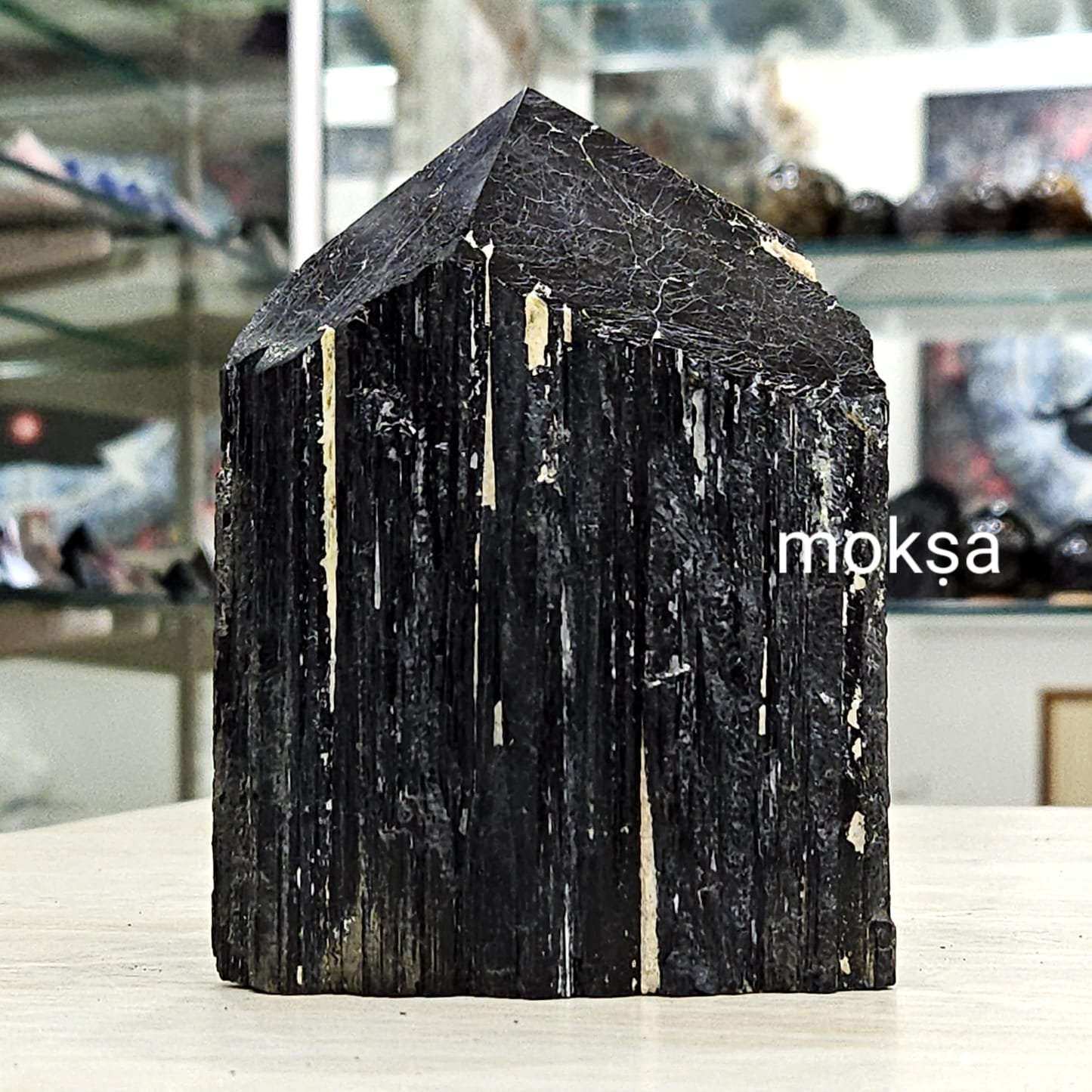 Large black clearance tourmaline stone