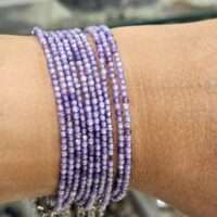 Ametrine 2mm faceted bracelet